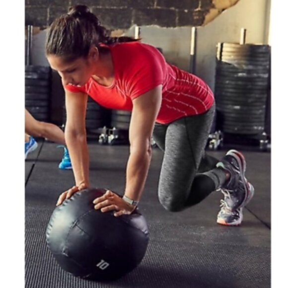 ATHLETA Finish Fast Line Tee Red It Neon S - Picture 2 of 7